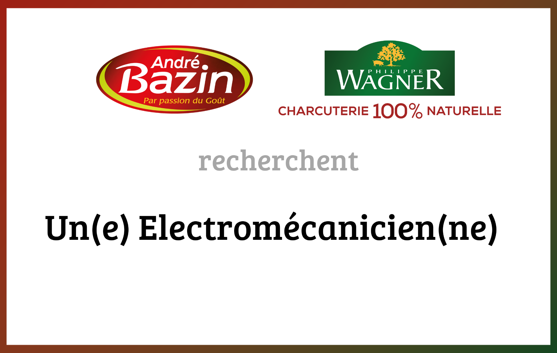 Un(e) Electromécanicien(ne)