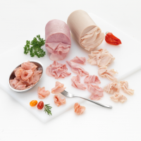 Thin slices of poultry